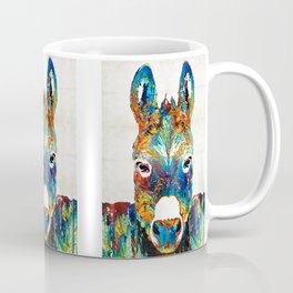 Colorful Donkey Art - Mr. Personality - By Sharon Cummings Coffee Mug