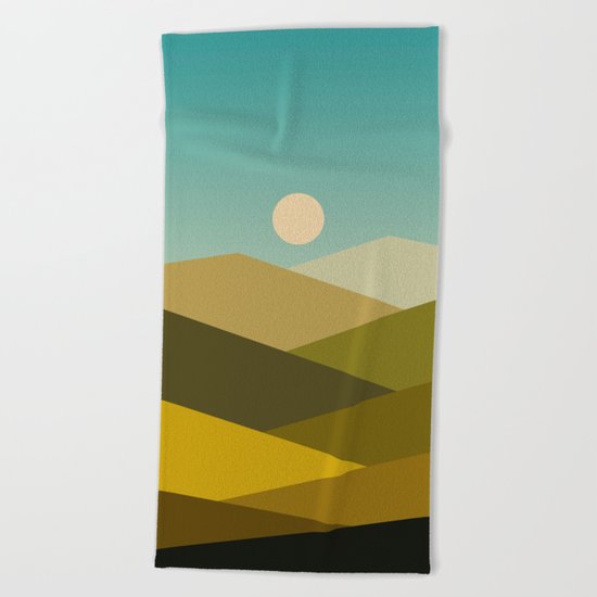 Landscape NC 02 Beach Towel