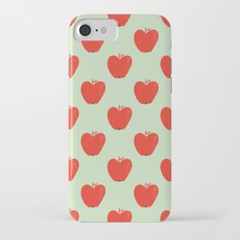 cute apple pattern iPhone Case