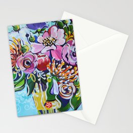 Graphic Floral 3 Stationery Cards