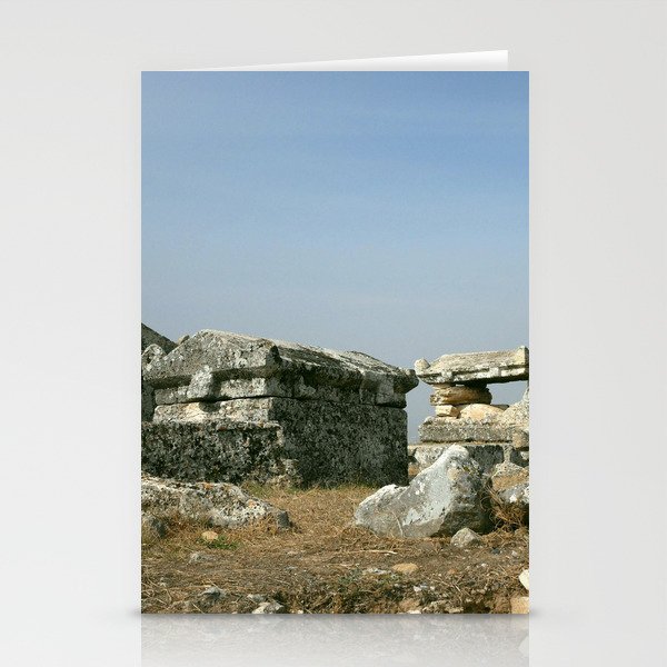 Tombs Of The Necropolis Hierapolis Turkiye Stationery Cards