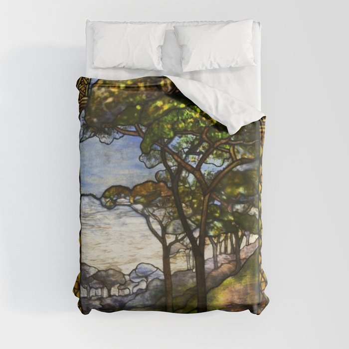 Louis Comfort Tiffany - Decorative stained glass 14. Duvet Cover