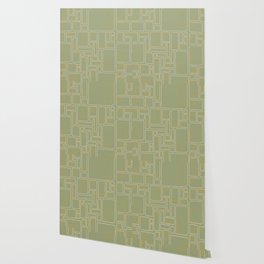 Mid Century Modern Abstract Wallpaper