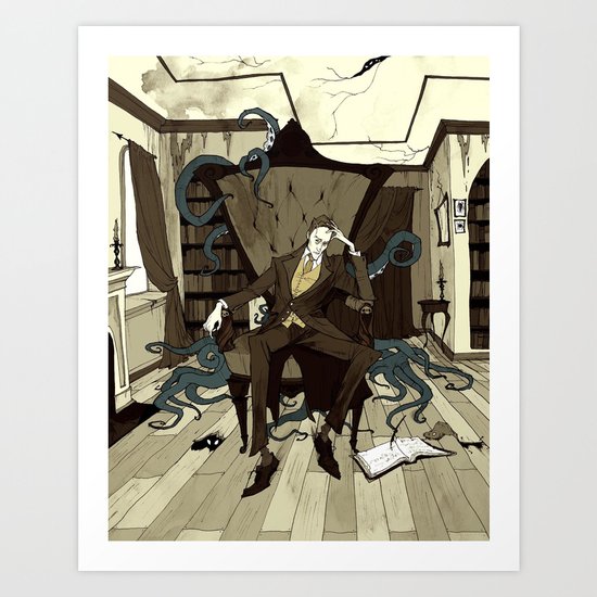 H.P. Lovecraft Art Print