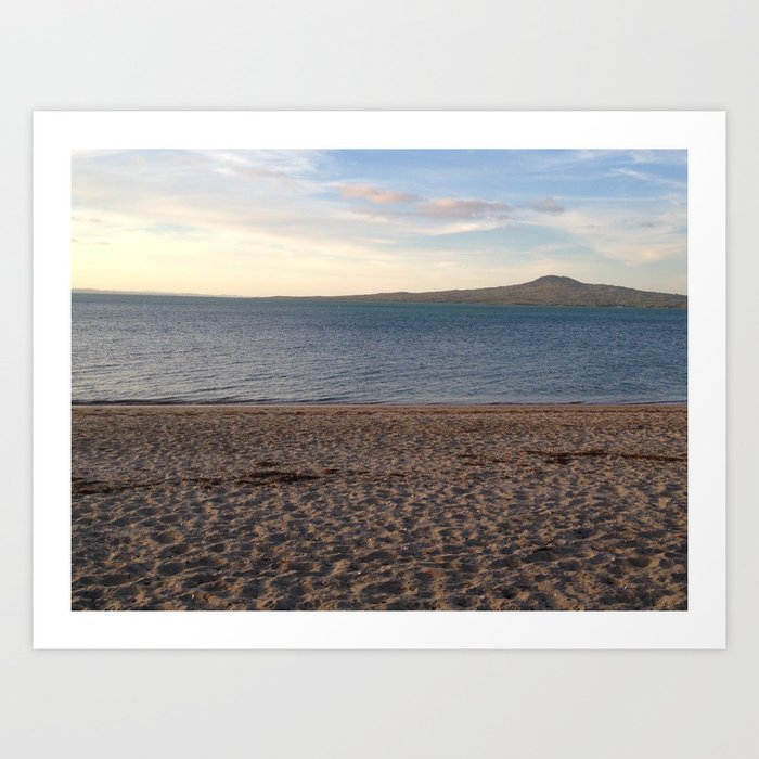 Rangitoto Island New Zealand Art Print