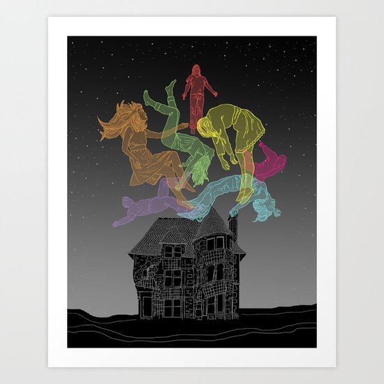 Sleep Paralysis Ball Art Print
