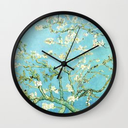 Almond Blossom (1890) by Vincent van Gogh Wall Clock