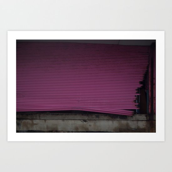 Pink Gate, After Sandy Art Print