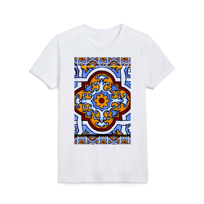 talavera mexican tile Kids T Shirt