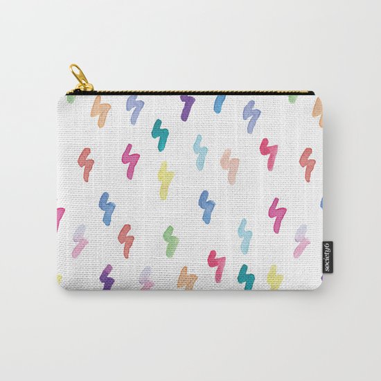 Rainbow Lightning Carry-All Pouch