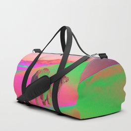 Psychedelic Sand Dunes 2 - Rainbow Duffle Bag