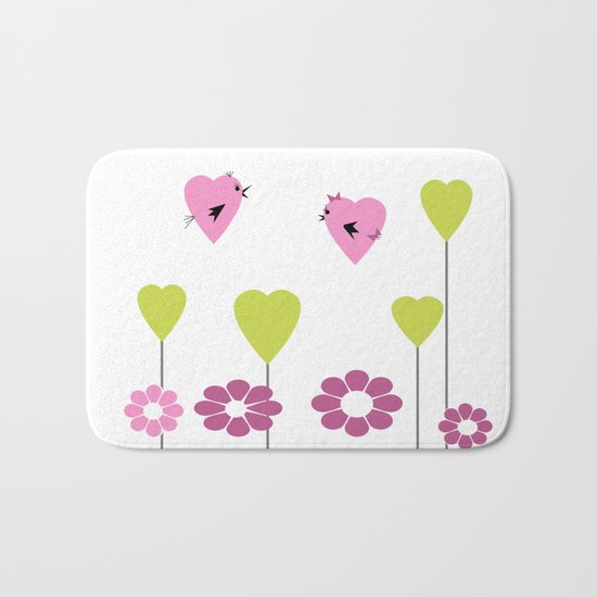Love. Bath Mat