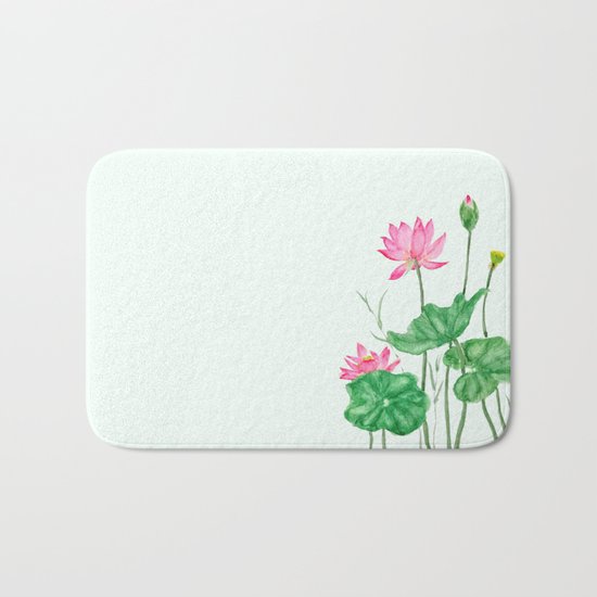 lotus flower Bath Mat
