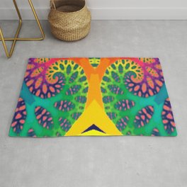 A Tree Dreaming In Color Rug