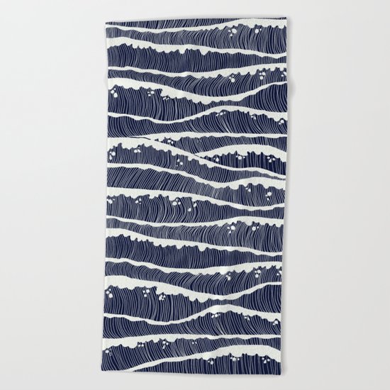 wavesss Beach Towel