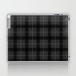 Black And Gray Plaid Laptop & iPad Skin
