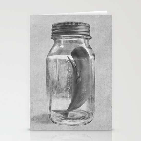 Extinction - mono Stationery Cards