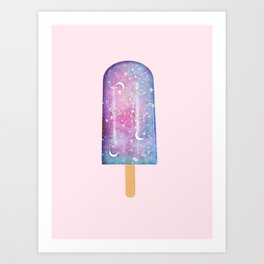 Space Popsicle Art Print