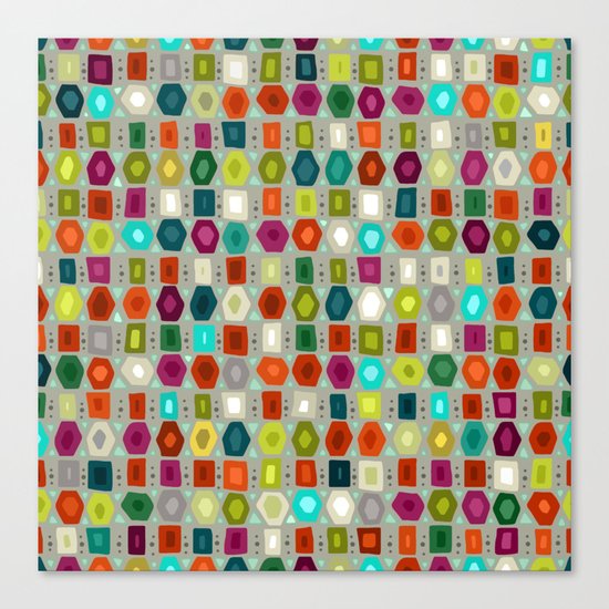 hex strip willow Canvas Print