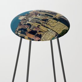 New York City Manhattan aerial view with Central Park and Upper West Side Counter Stool