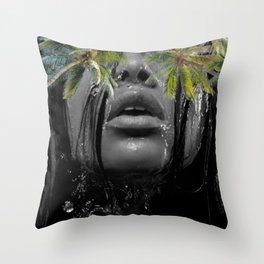 Tropical Sex - Mermaid of the Islands Throw Pillow