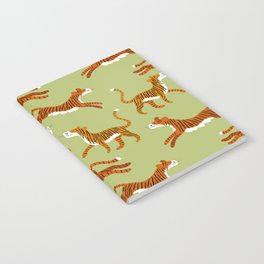 Leaping Green Tiger Notebook