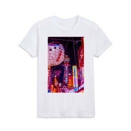 Electric Postcard from Osaka Kids T Shirt