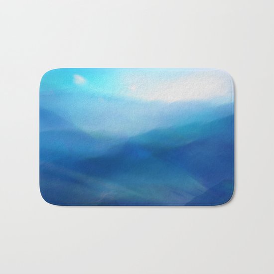 Abstract Landscape Bath Mat