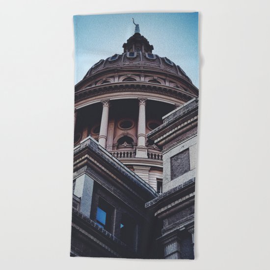 Capitol Building / Austin, Texas Beach Towel