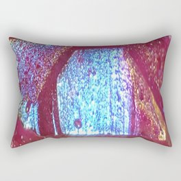 Raspberry Aura Quartz Rectangular Pillow