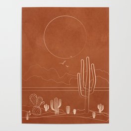 Sun over the Desert 1 Poster