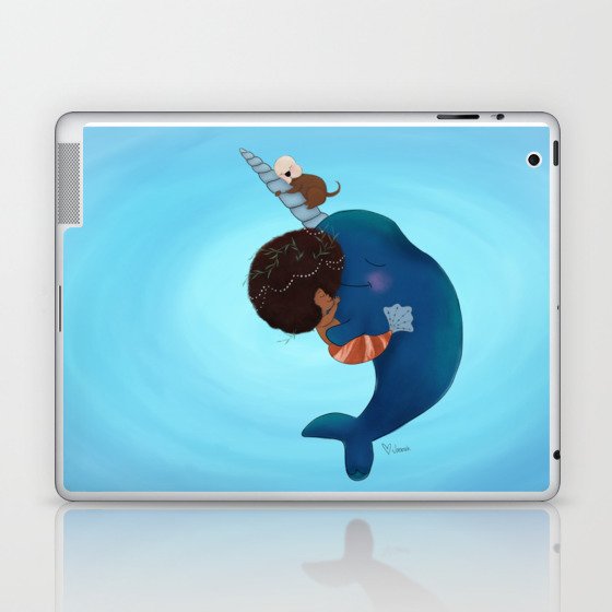 I Am Worthy of Love and Protection Laptop & iPad Skin