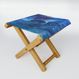 Bluer than Blue Folding Stool