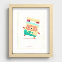 Milk Bear Recessed Framed Print