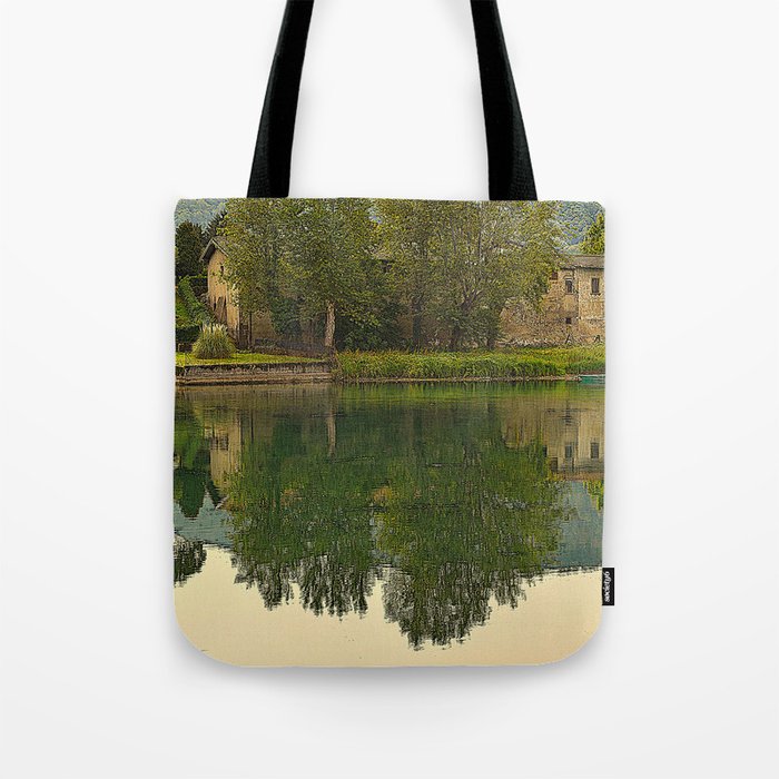 Watery mirror Tote Bag