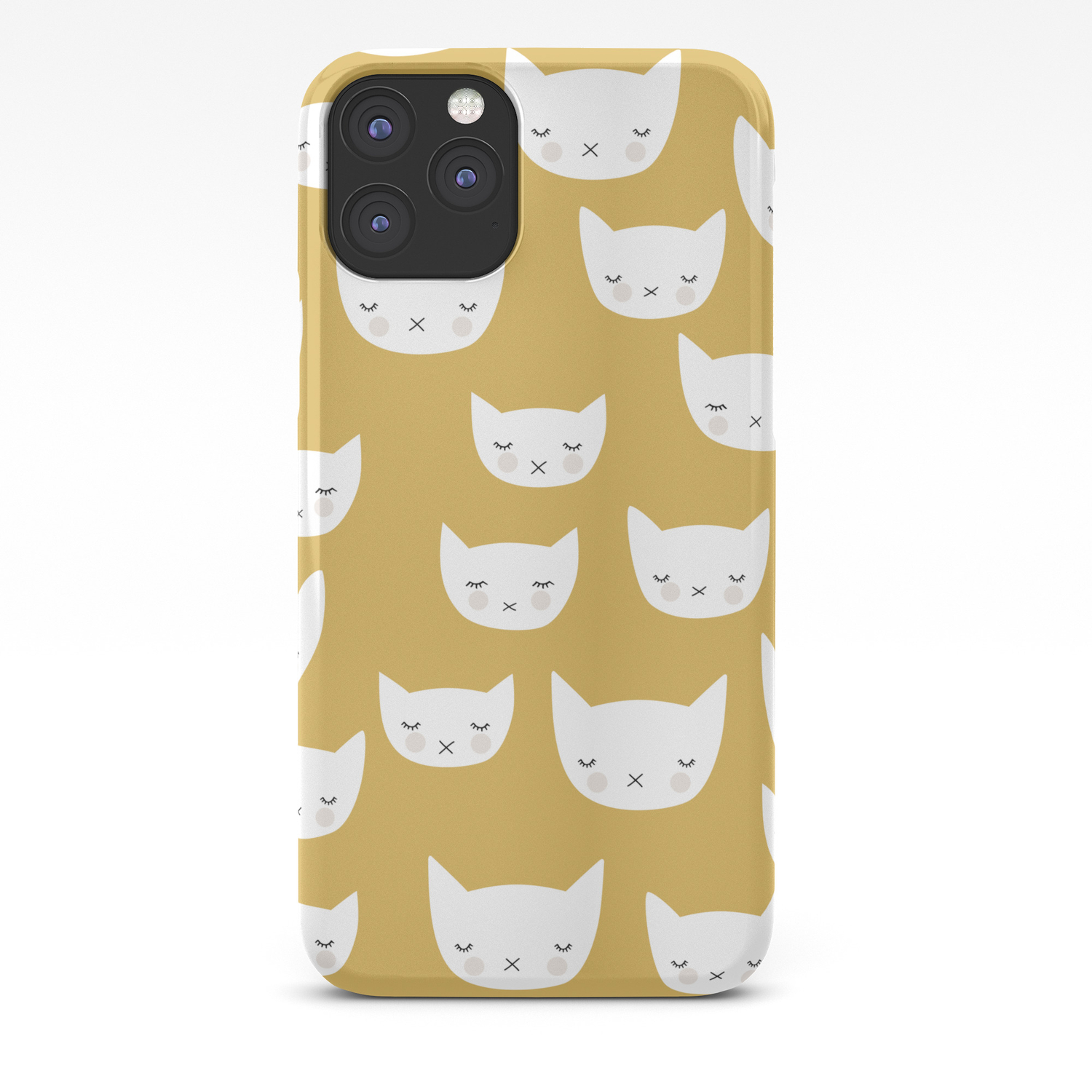 Sweet Sleepy Kitty Cats Kawaii Baby Animals Kids Pattern Iphone