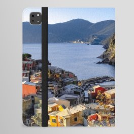 Italy Photography - Manarola In The Sunset iPad Folio Case