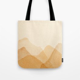 Abstract terracotta mountains Tote Bag