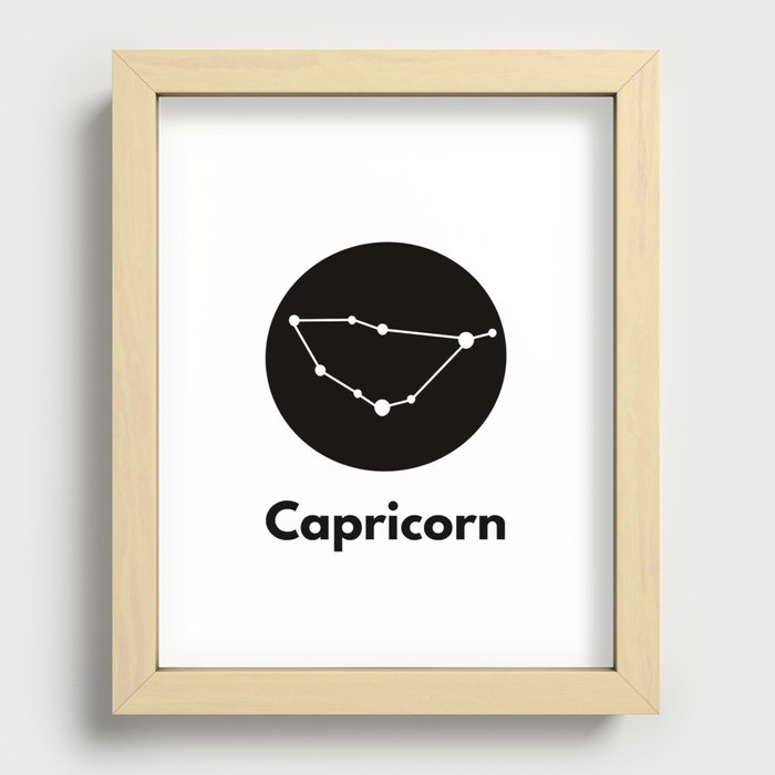 Capricorn Recessed Framed Print