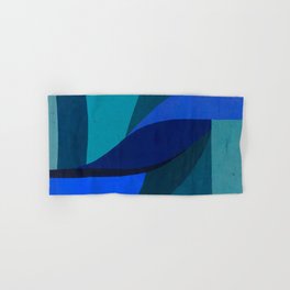 blue abstract #4 Hand & Bath Towel