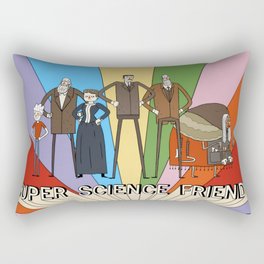 Super Science Friends Team Rectangular Pillow