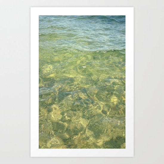 water ripples Art Print