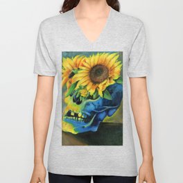 Sunflower Seeds V Neck T Shirt