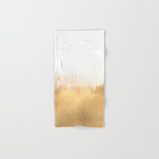 Brushed Gold Hand & Bath Towel