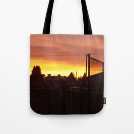 Mount Pleasant Sunset Tote Bag