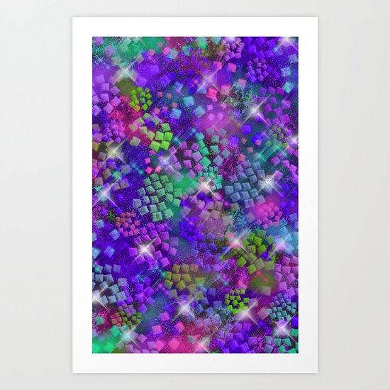 Stained Glass look Series 2 Art Print