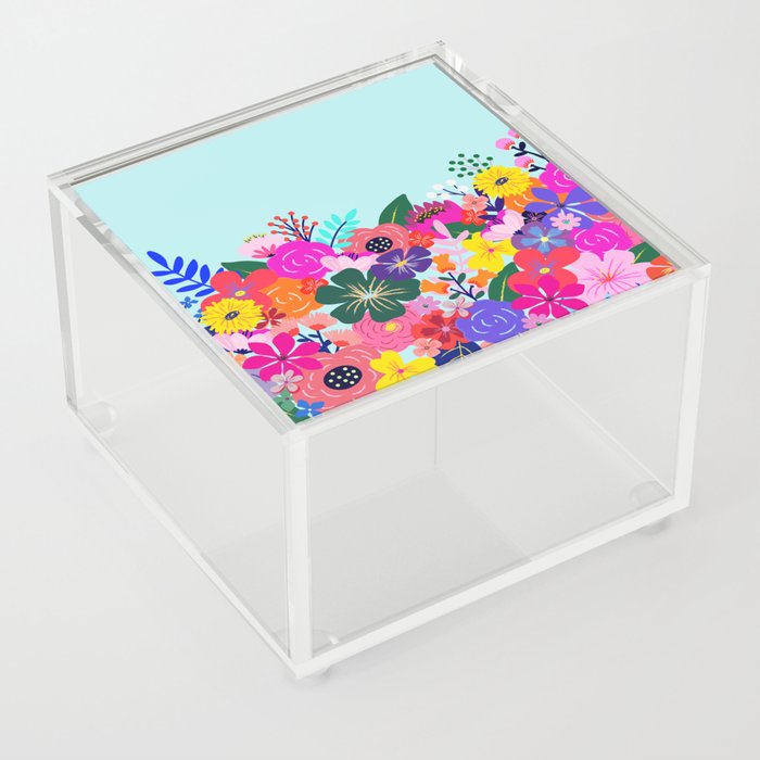 Wildflower garden Acrylic Box