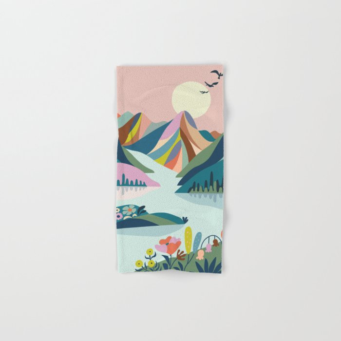 Scenic Mountains Hand & Bath Towel