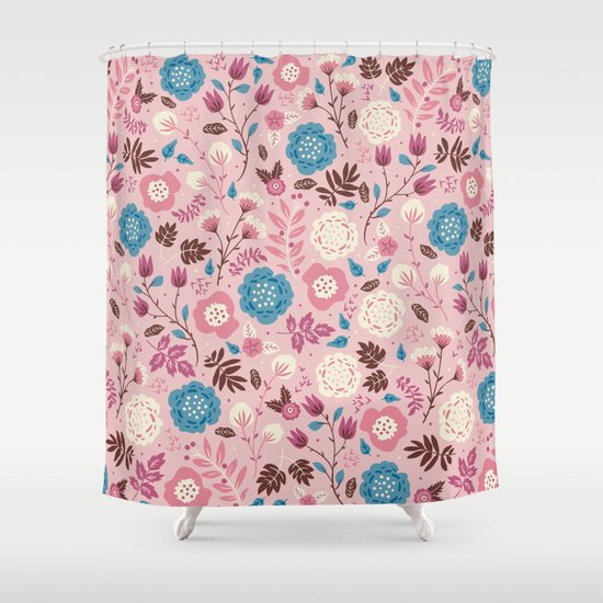 Pretty Pink Shower Curtain