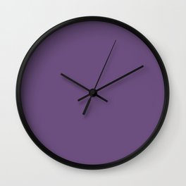 Exotic Purple Wall Clock